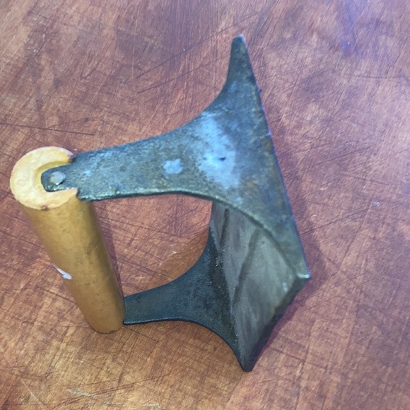 🥓🍳 Vintage Cast Iron Handheld Bacon Press | 4” x 7” 🐷🥓 - Picture 4 of 7